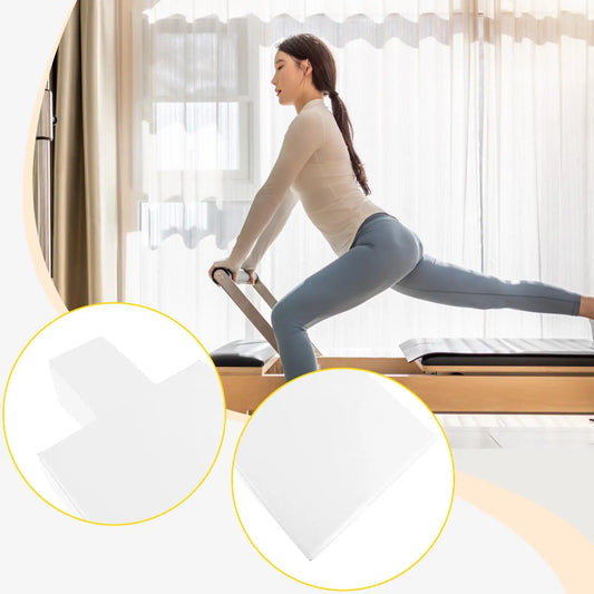 Wedge Block for Pilates Reformer Machine, Raises Block Upholstered Wedge for Balance Fitness Training Stretching Muscle Building