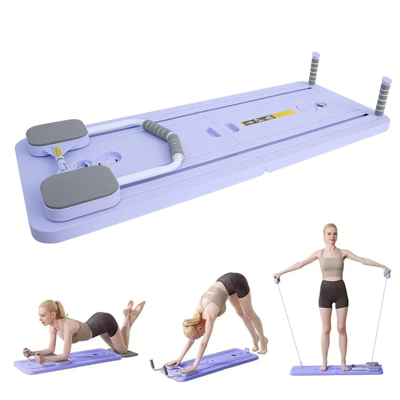 Pilates Board Ab Core Trainer Multifunctional Abdominal Board Pilates Foldable for Full-Body Strength Training Workout Equipment
